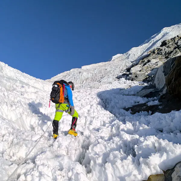 Lobuche East Climbing