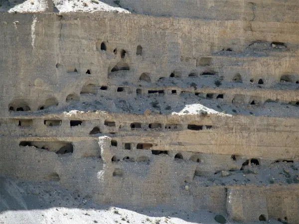 Ancient Sky Caves In Mustang