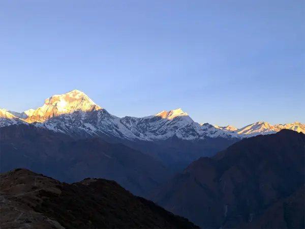 Morning View Of Dhauligiri