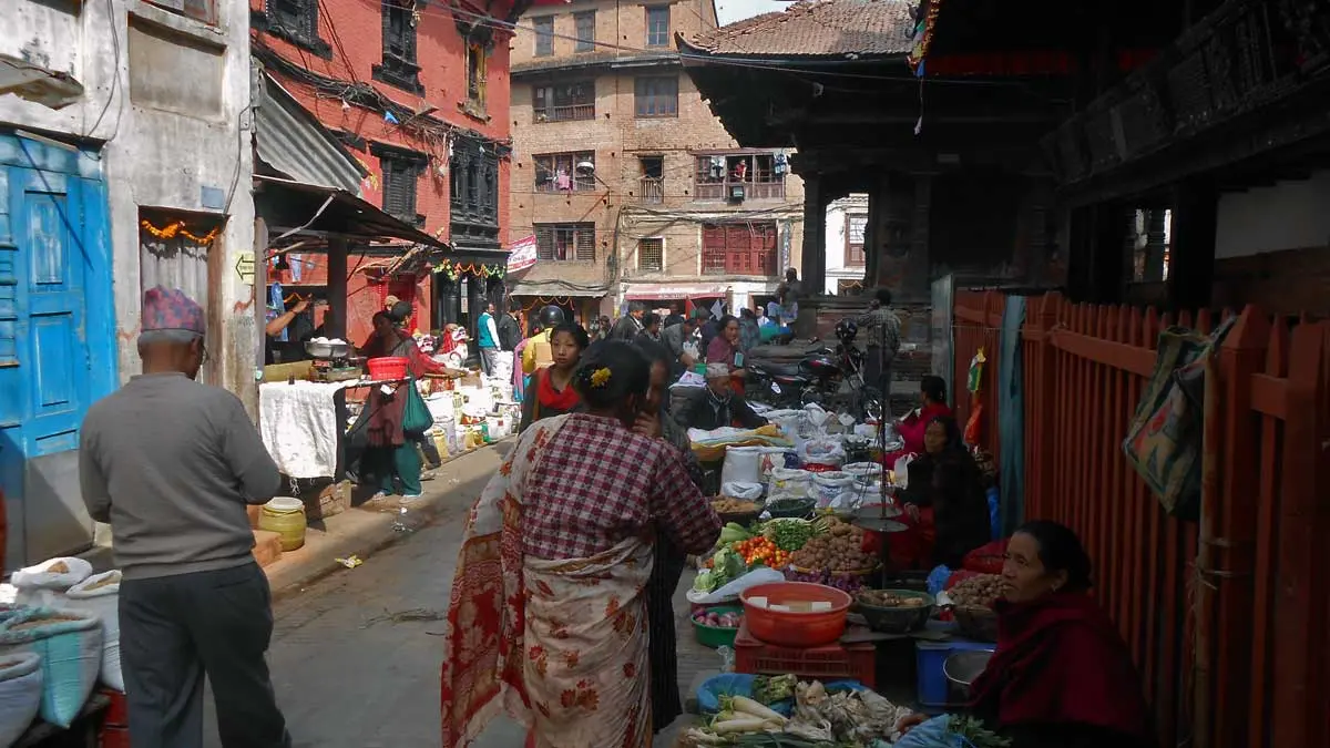 streets of kathmandu