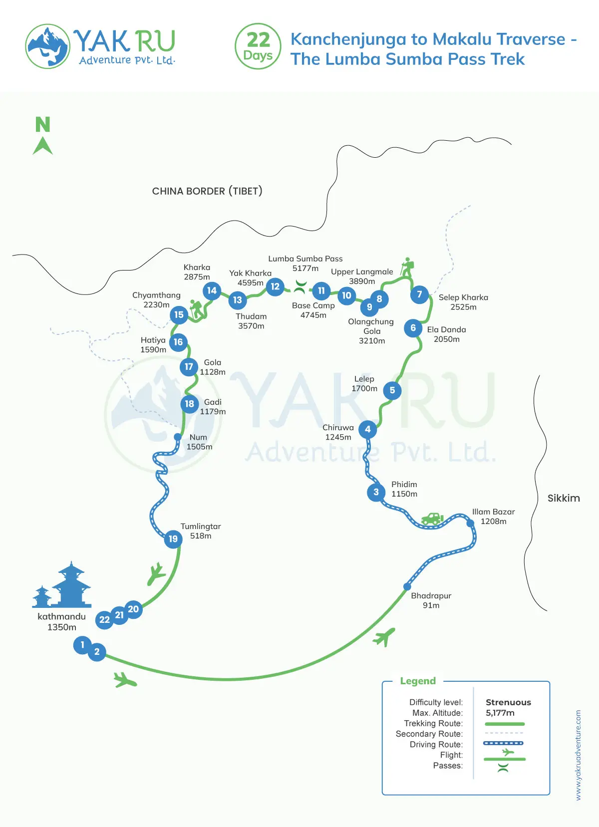 Kanchenjunga-to-Makalu-Traverse-Map
